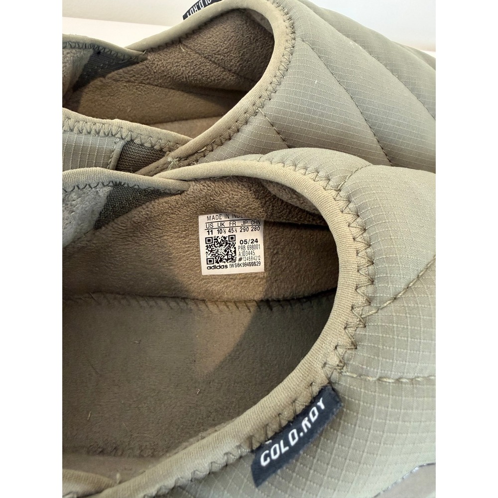 Mens Adidas Terrex Winter Slip-On Cold.RDY Shoes, Olive Strata/Orbit Green, 11 - Picture 8 of 8